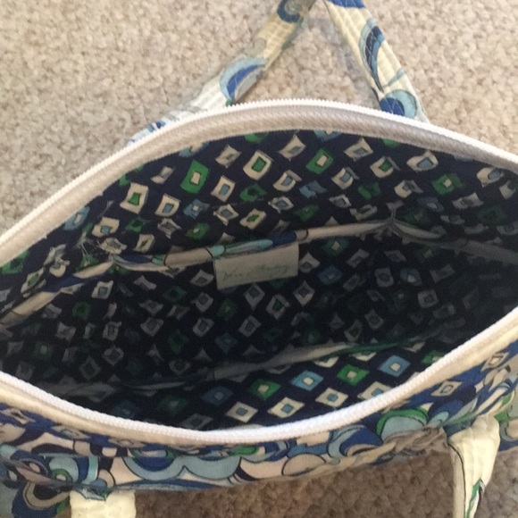 Vera Bradley Mediterranean White Purse - Picture 12 of 16